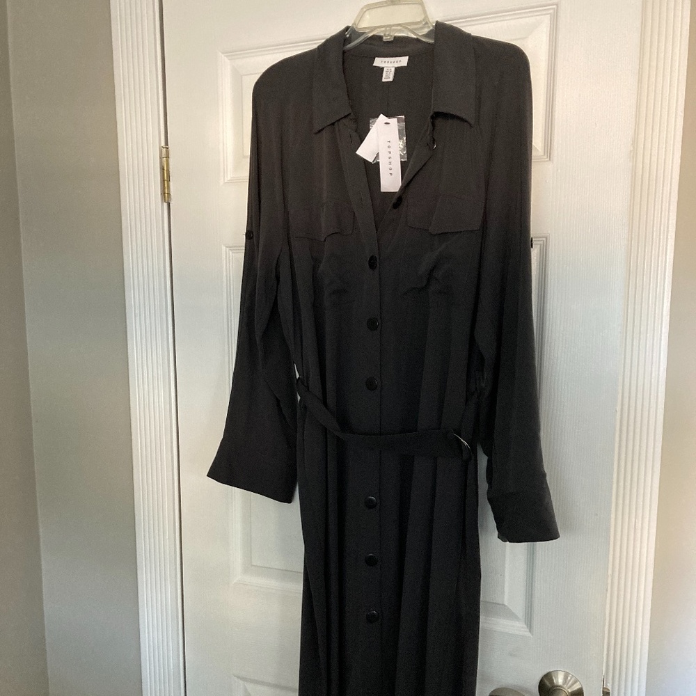Topsop Maxi Shirt Dress